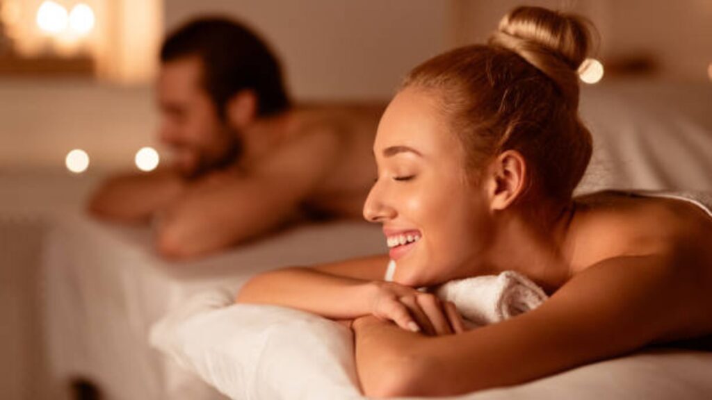 Couple Having Couples Massage