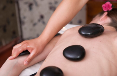 hot stones massage therapy