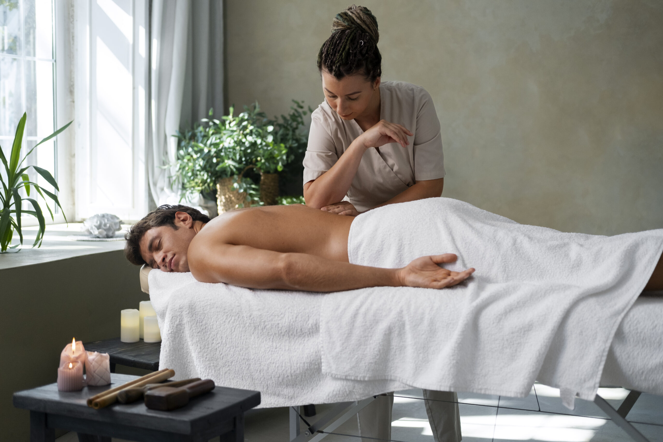 Deep tissue massage