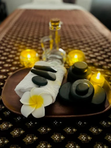 Asian hot stone massage