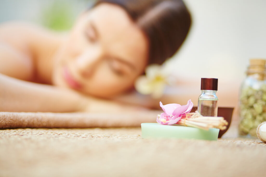 Aromatherapy massage for relaxation