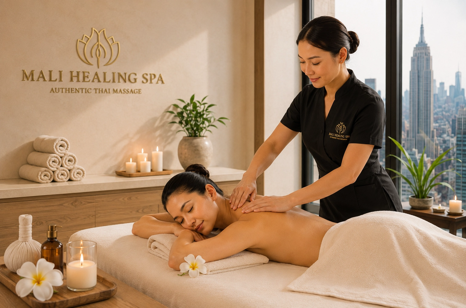 Mali Healing Spa treatment room